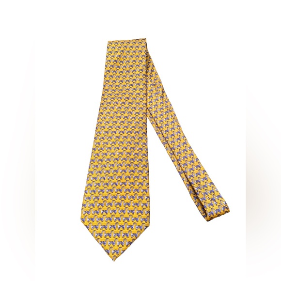 Beaufort Tie Rack Set Of Yellow Ties - Picture 10 of 11